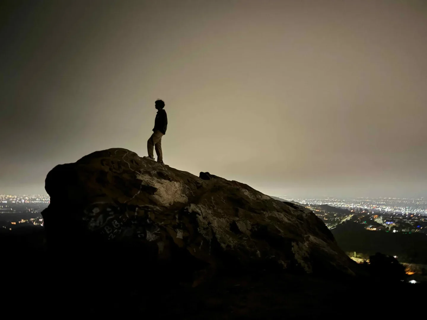 on rock