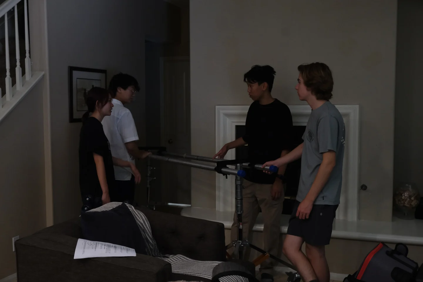 My Roommate is a Filmmaker behind the scenes