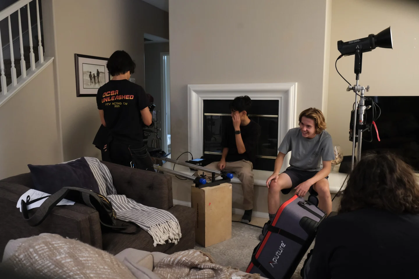 My Roommate is a Filmmaker behind the scenes