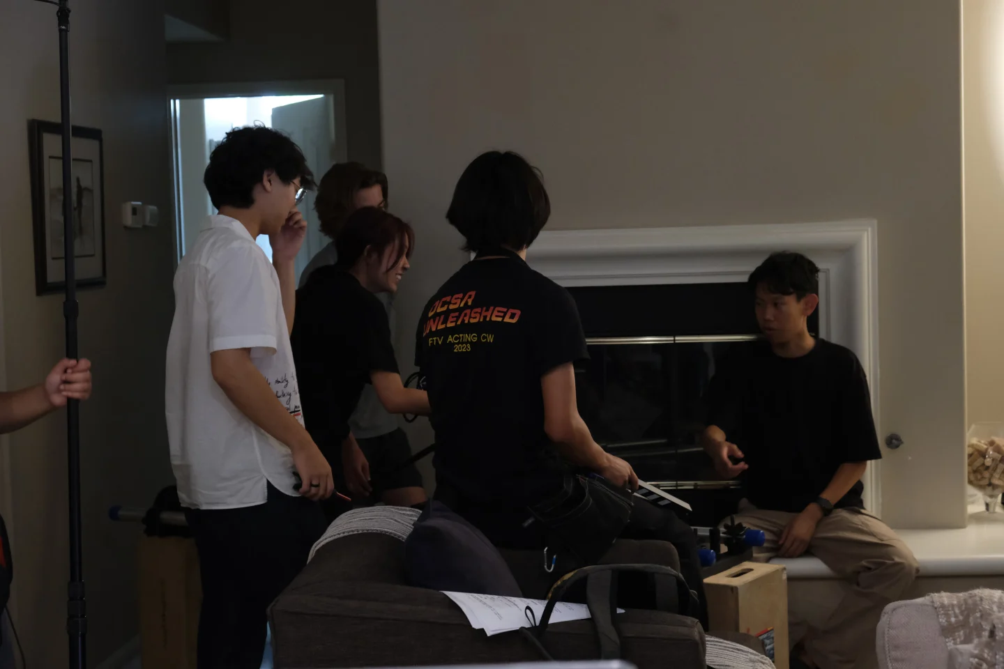 My Roommate is a Filmmaker behind the scenes