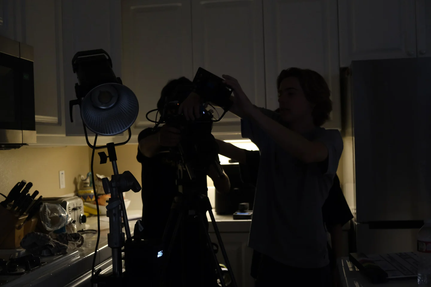 My Roommate is a Filmmaker behind the scenes
