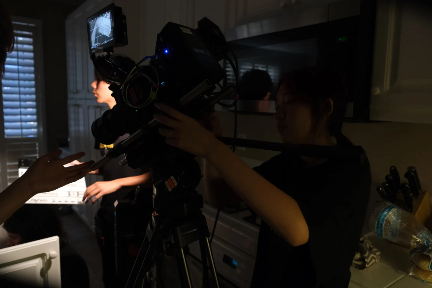 My Roommate is a Filmmaker behind the scenes