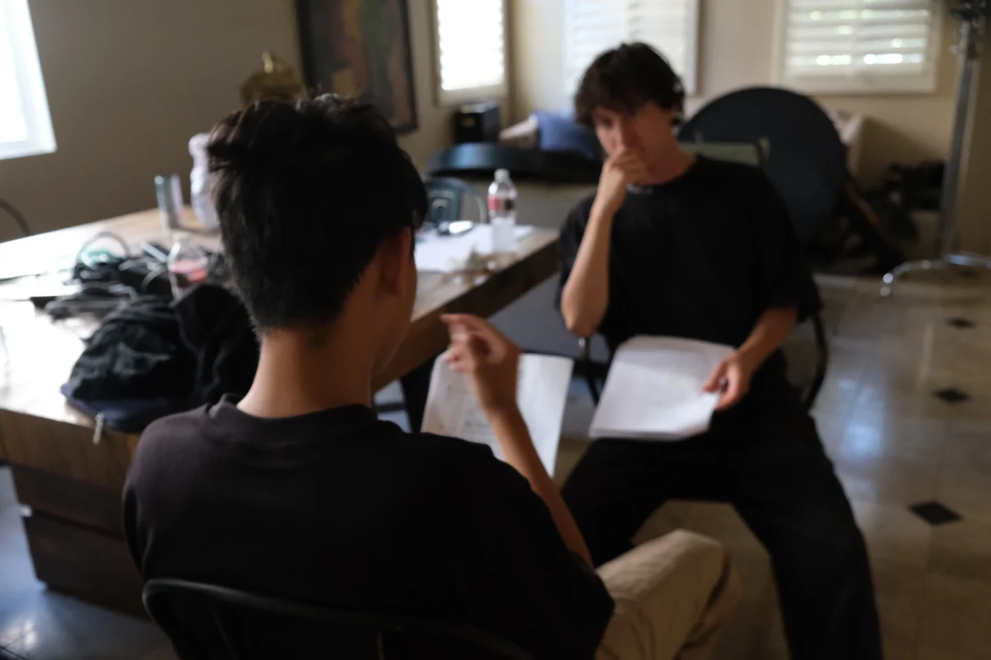 My Roommate is a Filmmaker behind the scenes