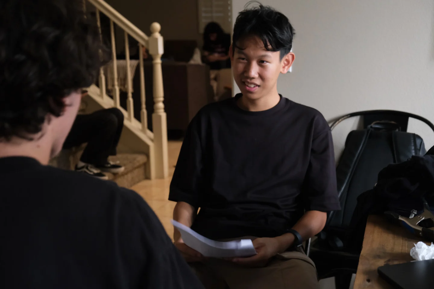 My Roommate is a Filmmaker behind the scenes