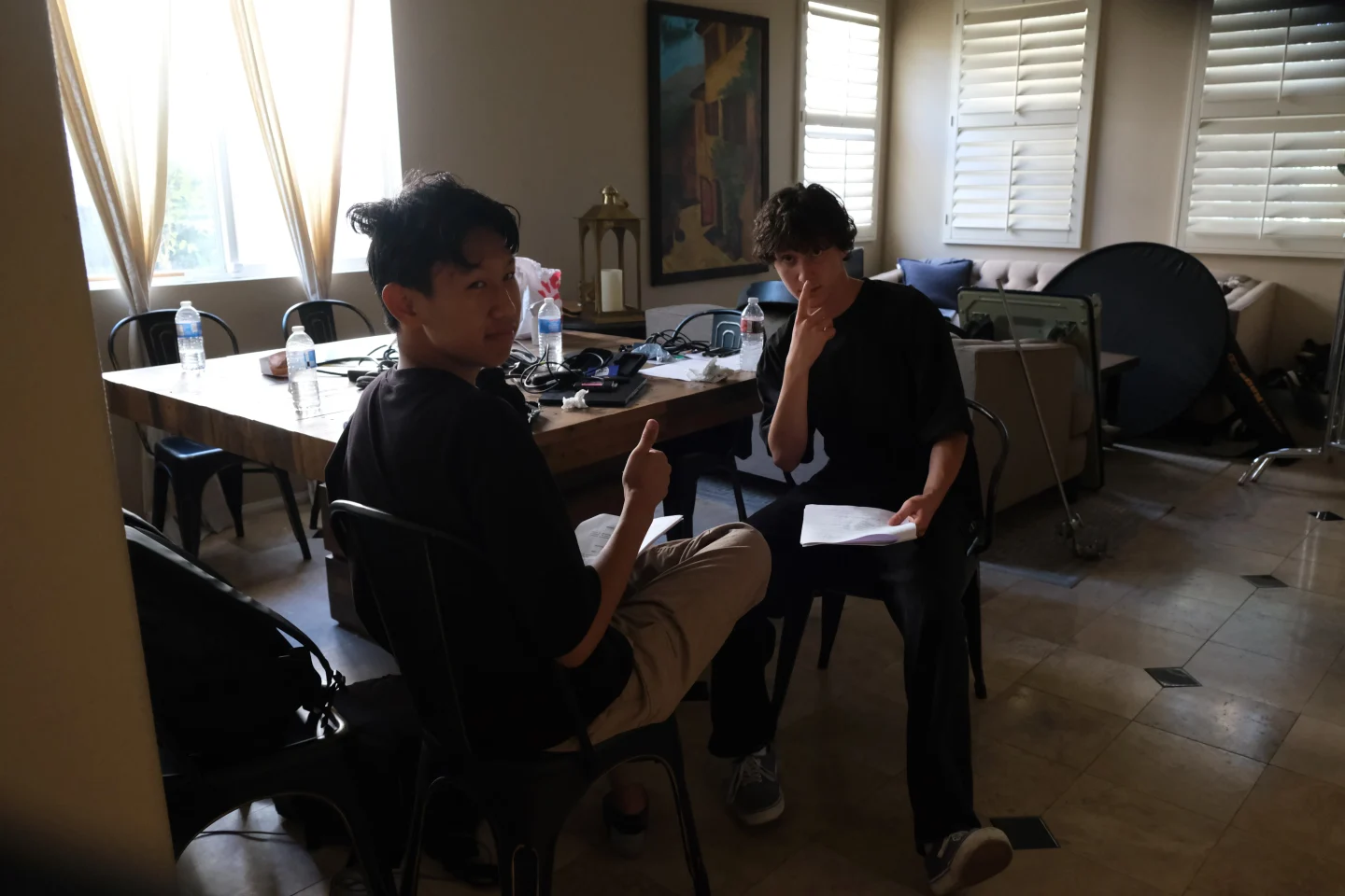 My Roommate is a Filmmaker behind the scenes