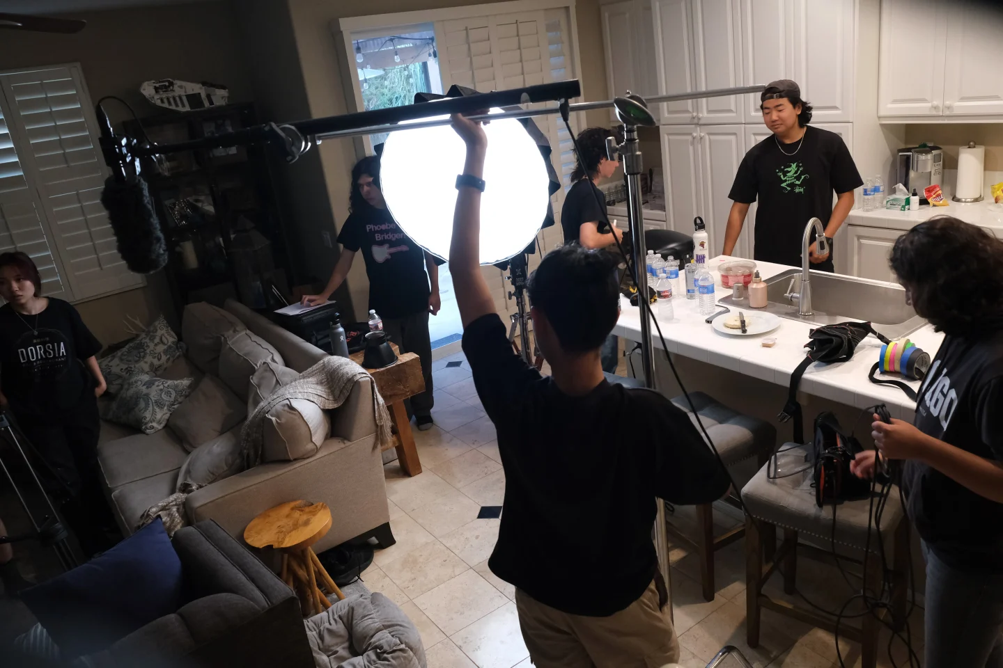 My Roommate is a Filmmaker behind the scenes