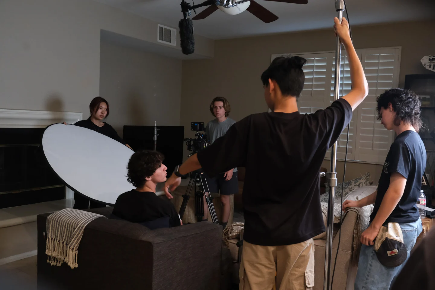 My Roommate is a Filmmaker behind the scenes
